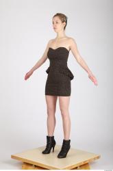 Whole Body Woman Formal Dress Slim Studio photo references